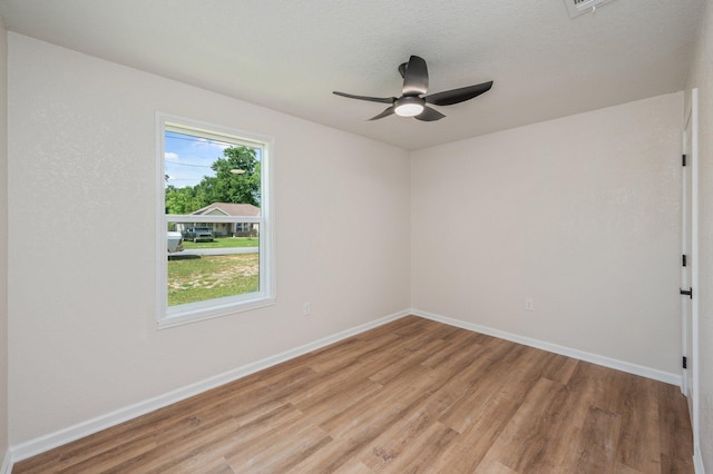 3375 Mclain Dr, Crestview, FL 32539 - spare room featuring light wood finished floors and ceiling fan