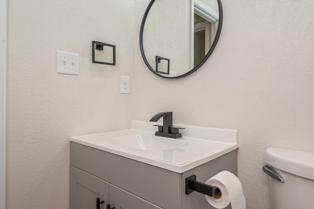 3375 Mclain Dr, Crestview, FL 32539 - bathroom featuring vanity and a textured wall
