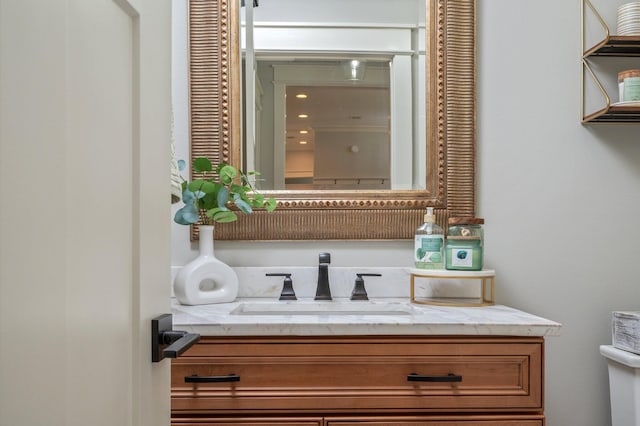 2580 Taylor Rd, Crestview, FL 32536 - bathroom featuring vanity and toilet
