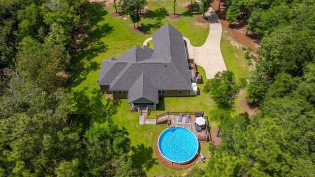 2580 Taylor Rd, Crestview, FL 32536 - view from above of property with a pool