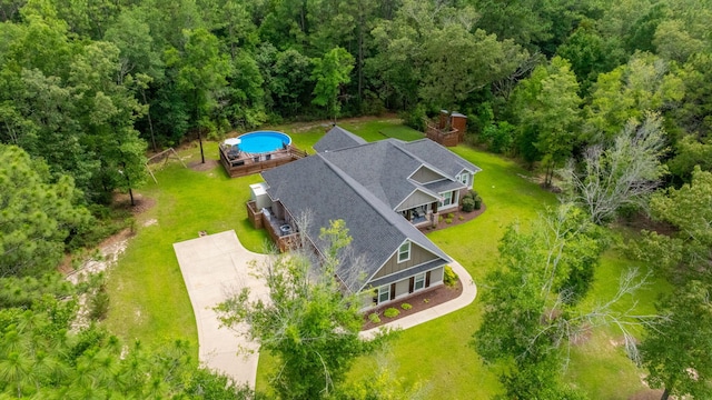 2580 Taylor Rd, Crestview, FL 32536 - aerial view of property and surrounding area with a forest