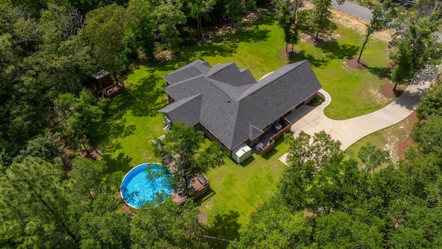 2580 Taylor Rd, Crestview, FL 32536 - aerial view of property and surrounding area with a pool area