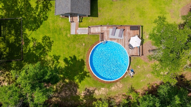 2580 Taylor Rd, Crestview, FL 32536 - aerial view of a pool area