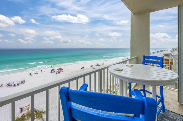 955 Scenic Gulf Dr Unit 350, Miramar Beach, FL 32550 - balcony with view of water and beach