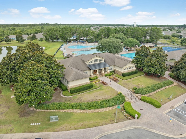 419 Symphony Way, Freeport, FL 32439 - aerial view of a pool area