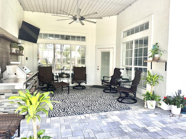 83 Azure Pl, Miramar Beach, FL 32550 - view of patio / terrace featuring ceiling fan