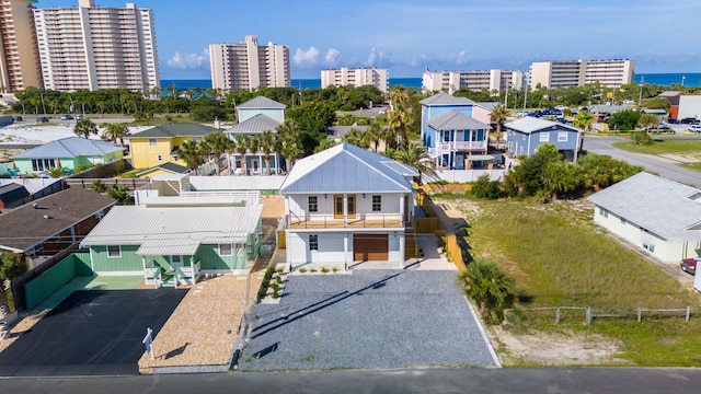 7215 Sunset Ave, Panama City Beach, FL 32408 - aerial view of residential area featuring a large body of water