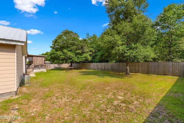 1069 Caswell Rd, Defuniak Springs, FL 32433 - view of fenced backyard