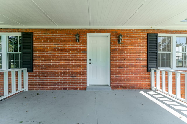 942 Varnum Rd, Laurel Hill, FL 32567 - doorway to property with brick siding