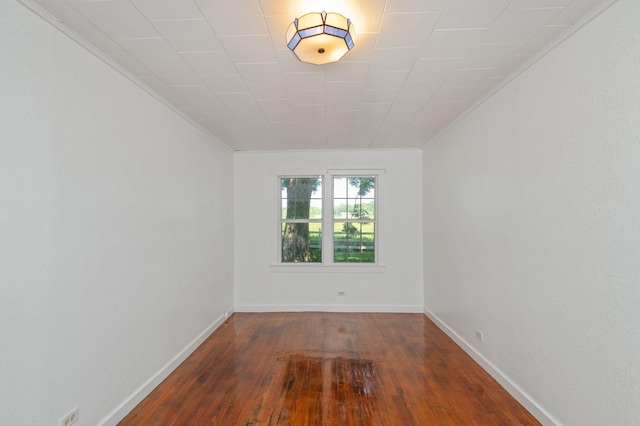 942 Varnum Rd, Laurel Hill, FL 32567 - spare room with hardwood / wood-style floors and ornamental molding