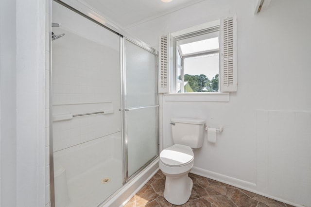942 Varnum Rd, Laurel Hill, FL 32567 - full bath with a stall shower and crown molding