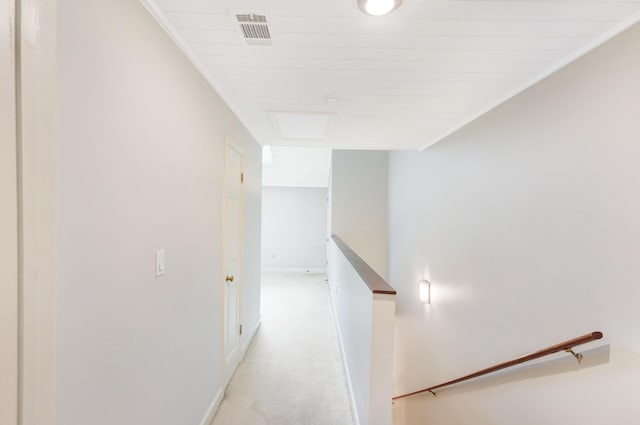 310 Westlake Ct Unit 310, Niceville, FL 32578 - hall featuring an upstairs landing and light carpet