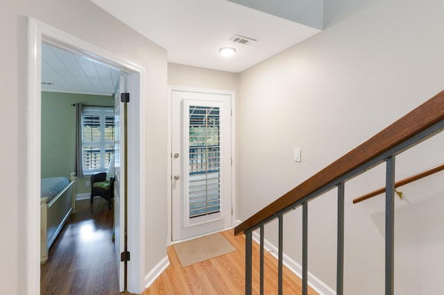 310 Westlake Ct Unit 310, Niceville, FL 32578 - entryway with wood finished floors and baseboards