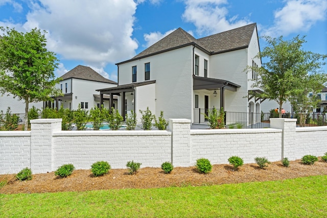 368 Ridgewalk Cir Lot 44B, Santa Rosa Beach, FL 32459 - view of home's exterior with a fenced front yard