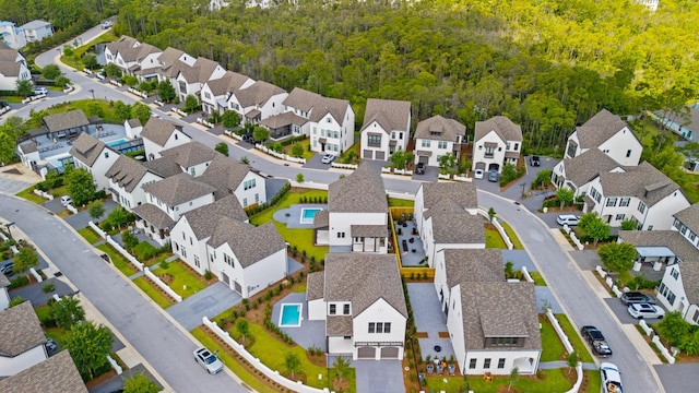 368 Ridgewalk Cir Lot 44B, Santa Rosa Beach, FL 32459 - aerial perspective of suburban area featuring a heavily wooded area