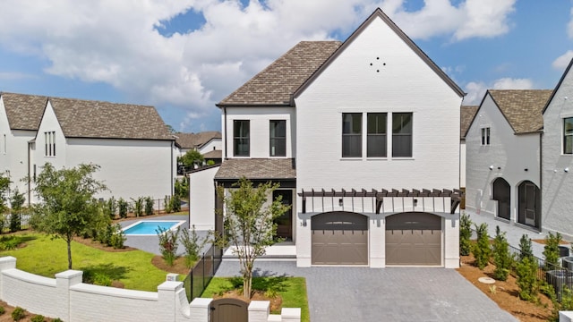 368 Ridgewalk Cir Lot 44B, Santa Rosa Beach, FL 32459 - view of front of house featuring a garage and decorative driveway