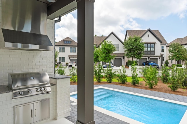 368 Ridgewalk Cir Lot 44B, Santa Rosa Beach, FL 32459 - swimming pool with exterior kitchen