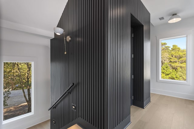 185 Dune Dr, Santa Rosa Beach, FL 32459 - stairway featuring wood finished floors and healthy amount of natural light