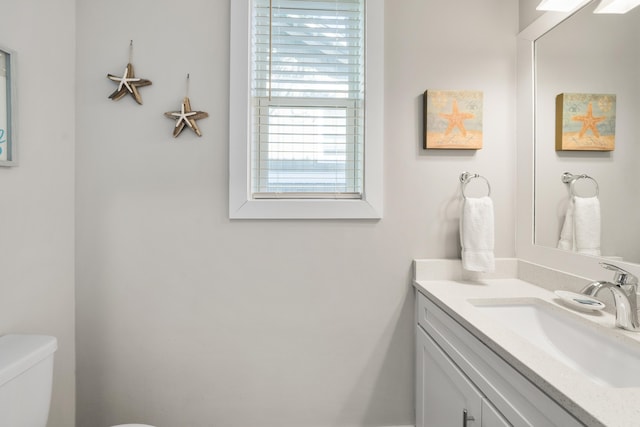 173 W Willow Mist Rd, Inlet Beach, FL 32461 - bathroom featuring toilet and vanity