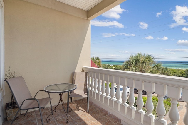 19108 Front Beach Rd Unit B, Panama City Beach, FL 32413 - balcony with a water view