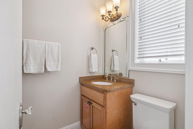 19108 Front Beach Rd Unit B, Panama City Beach, FL 32413 - bathroom with vanity and toilet