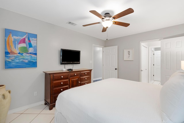 2606 Scenic Gulf Dr Unit 4206, Miramar Beach, FL 32550 - bedroom with light tile patterned floors and ceiling fan