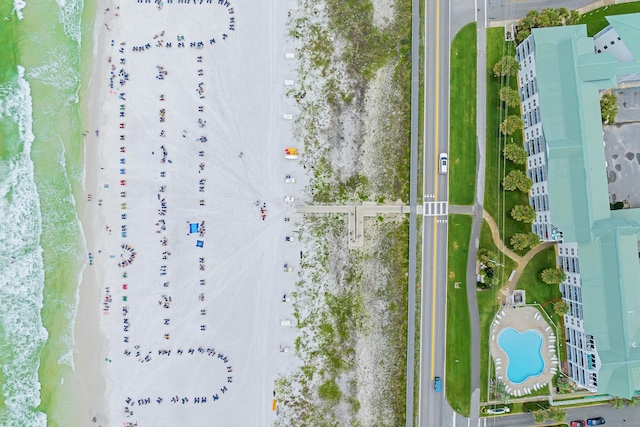 2606 Scenic Gulf Dr Unit 4206, Miramar Beach, FL 32550 - bird's eye view of expansive beach and a pool area