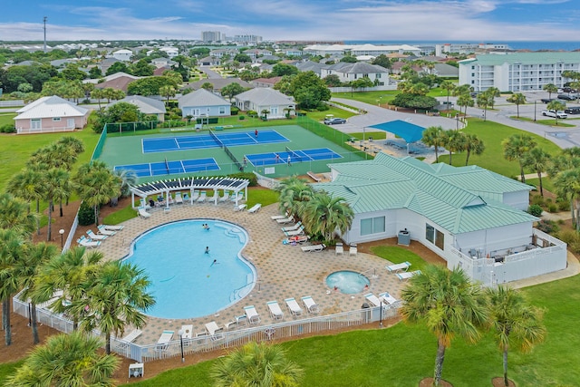 2606 Scenic Gulf Dr Unit 4206, Miramar Beach, FL 32550 - bird's eye view of a pool