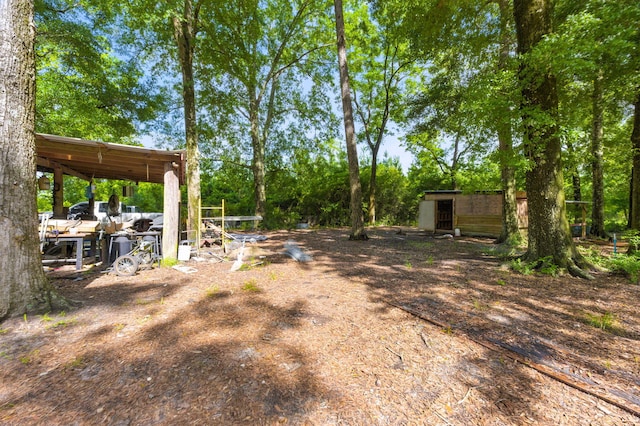 3774 Laird Rd, Crestview, FL 32539 - view of yard featuring an outdoor structure