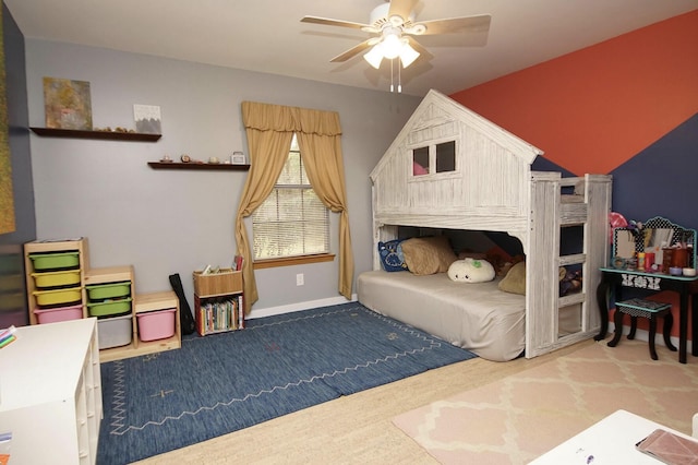 1262 Whitewood Way, Niceville, FL 32578 - carpeted bedroom with baseboards and a ceiling fan