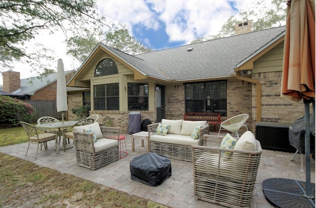 1262 Whitewood Way, Niceville, FL 32578 - view of patio / terrace featuring an outdoor living space and outdoor dining space