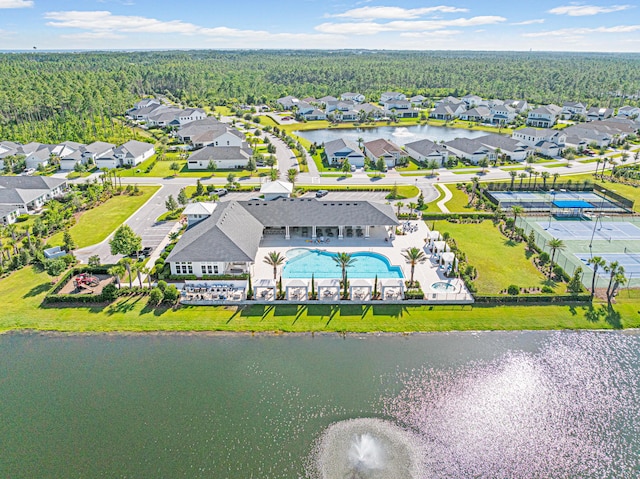 128 Ravine Rd, Watersound, FL 32461 - aerial perspective of suburban area with a forest