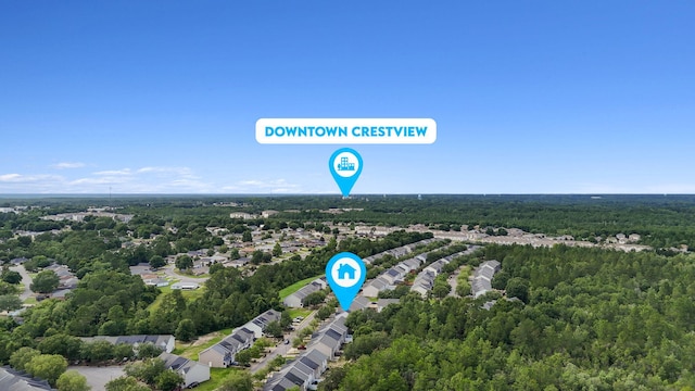 222 Swaying Pine Ct, Crestview, FL 32539 - drone / aerial view of a heavily wooded area