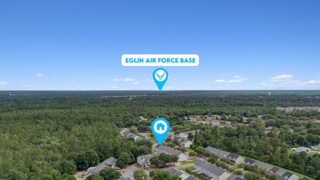 222 Swaying Pine Ct, Crestview, FL 32539 - drone / aerial view of a heavily wooded area