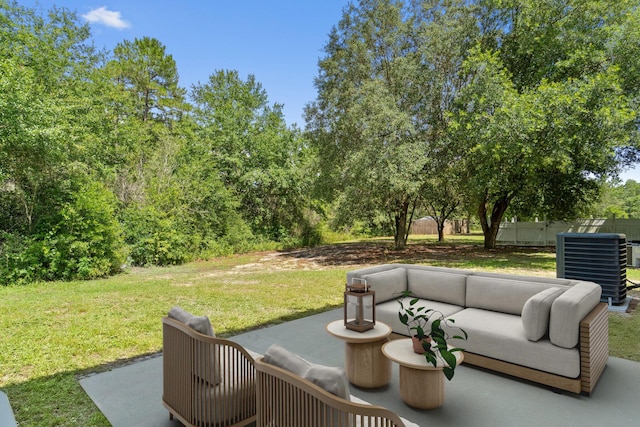 222 Swaying Pine Ct, Crestview, FL 32539 - view of patio with an outdoor living space