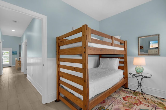 4460 Ocean View Dr, Destin, FL 32541 - bedroom with a wainscoted wall