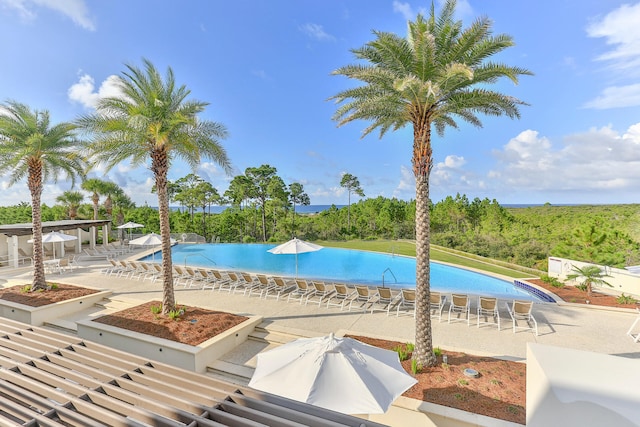 22 Cypress Rdg, Santa Rosa Beach, FL 32459 - community pool featuring a patio area and a grill