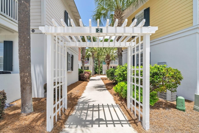 198 Somerset Bridge Rd Unit 143, Santa Rosa Beach, FL 32459 - view of patio / terrace featuring a pergola