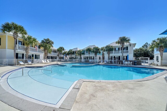 198 Somerset Bridge Rd Unit 143, Santa Rosa Beach, FL 32459 - community pool with a residential view and a patio