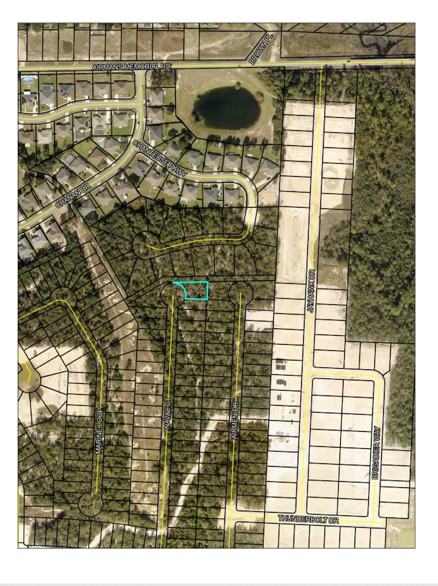 4649 Naval Ct, Crestview, FL 32539 - aerial map of property and surrounding area