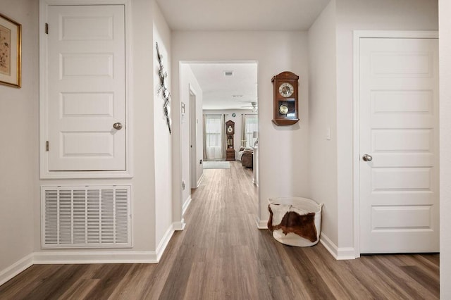 4649 Naval Ct, Crestview, FL 32539 - hall featuring wood finished floors