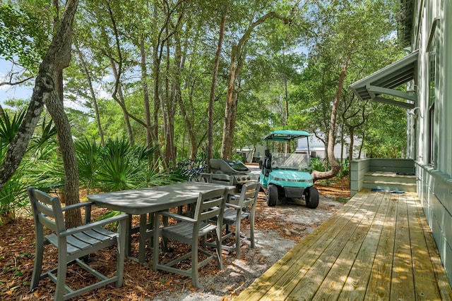 499 Patina Blvd, Inlet Beach, FL 32461 - view of deck