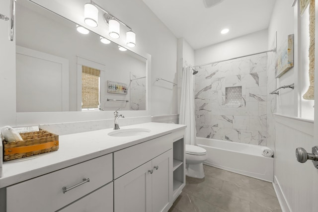 499 Patina Blvd, Inlet Beach, FL 32461 - full bath with vanity and shower / tub combo with curtain