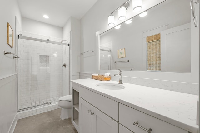 499 Patina Blvd, Inlet Beach, FL 32461 - bathroom featuring vanity and a stall shower