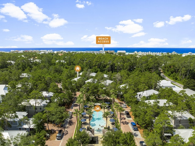 499 Patina Blvd, Inlet Beach, FL 32461 - aerial view of a pool and a large body of water