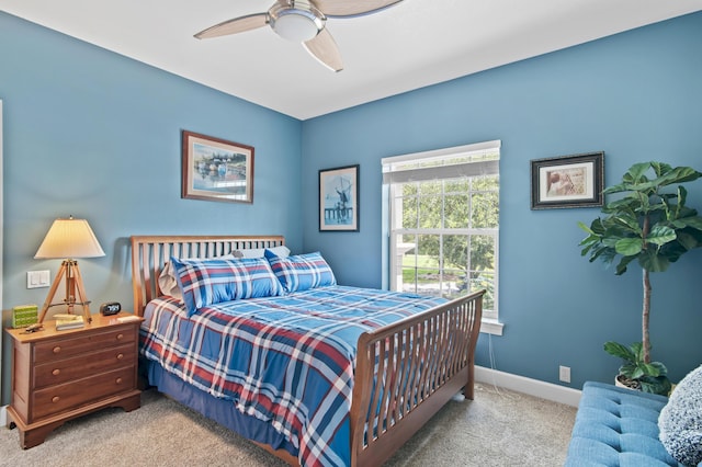 6341 Augusta Cv, Destin, FL 32541 - bedroom with carpet floors and a ceiling fan