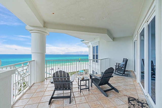 164 Blue Lupine Way Unit 411, Santa Rosa Beach, FL 32459 - balcony with view of water and beach