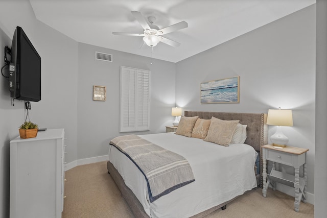 164 Blue Lupine Way Unit 411, Santa Rosa Beach, FL 32459 - bedroom with light carpet and ceiling fan