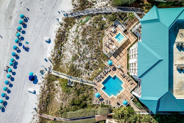 164 Blue Lupine Way Unit 411, Santa Rosa Beach, FL 32459 - drone / aerial view of a pool area