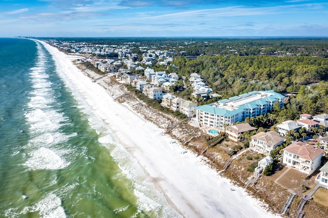 164 Blue Lupine Way Unit 411, Santa Rosa Beach, FL 32459 - bird's eye view of waterfront with a beach